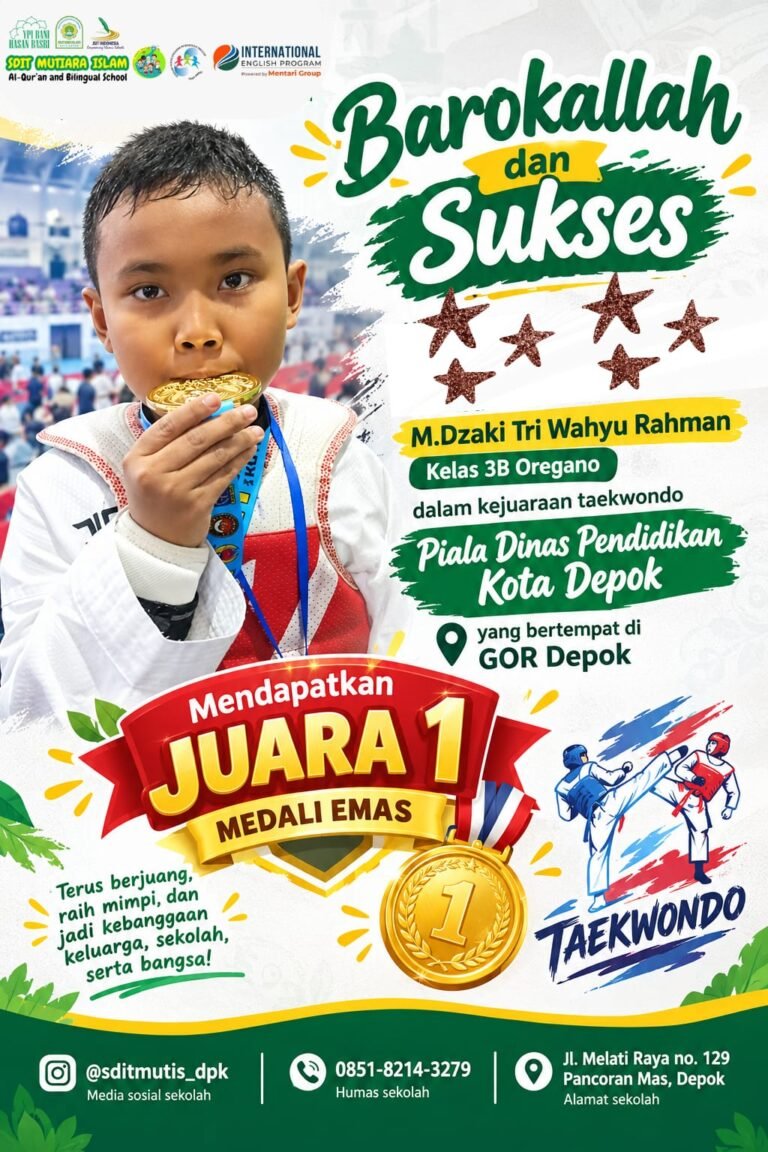 🏆🥇 ALHAMDULILLAH! PRESTASI GEMILANG SDIT MUTIARA ISLAM! 🥇🏆